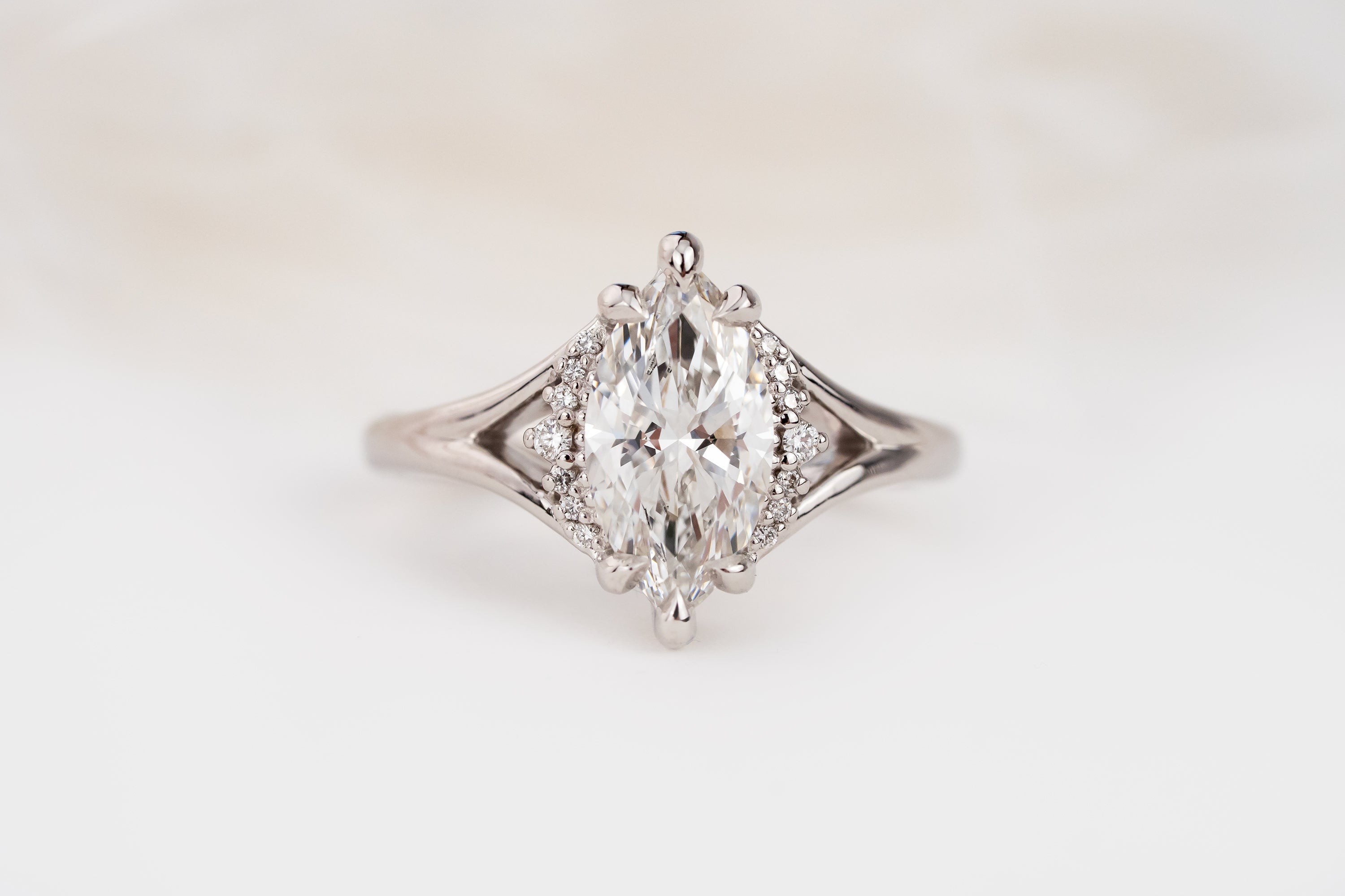 The Serendipity Ring | 1.5 CT Marquise Diamond | Size 6