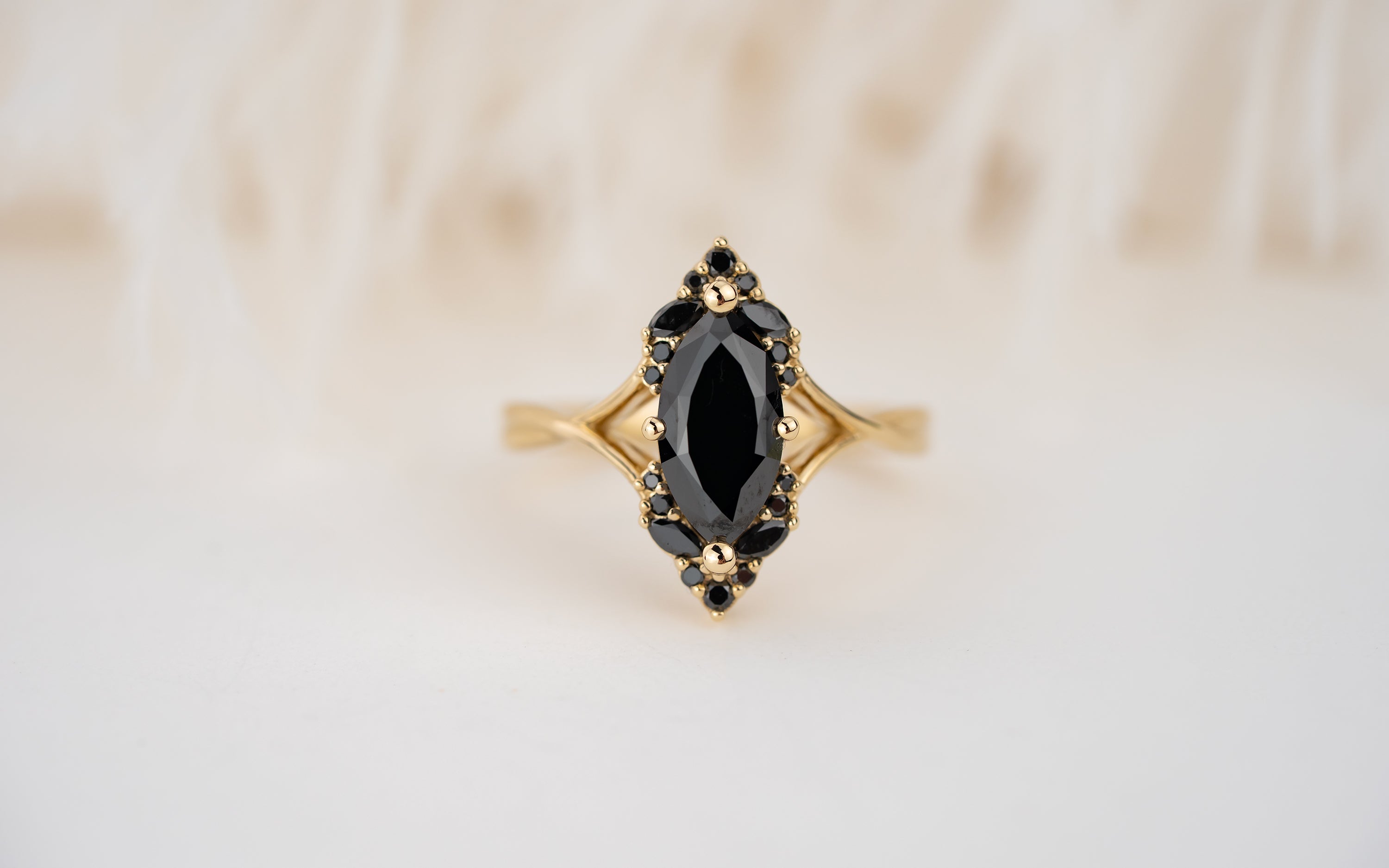 The Everlight Ring | 1.69 CT Black Diamond