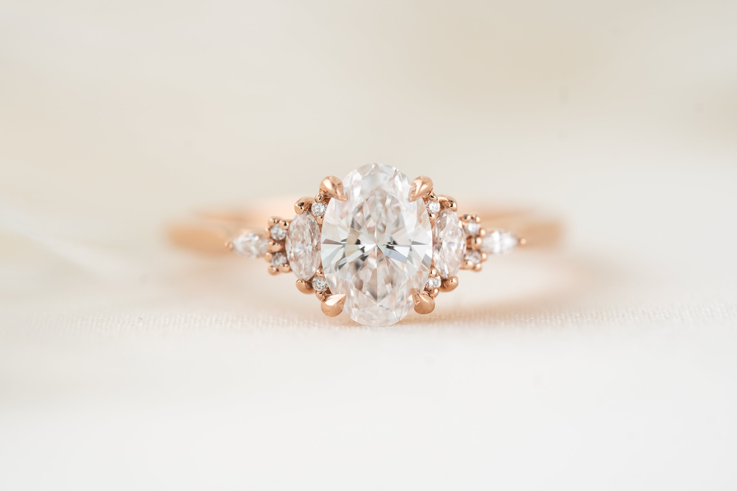 The Maeve Ring | Oval Diamond - Lavender Creek Gems 