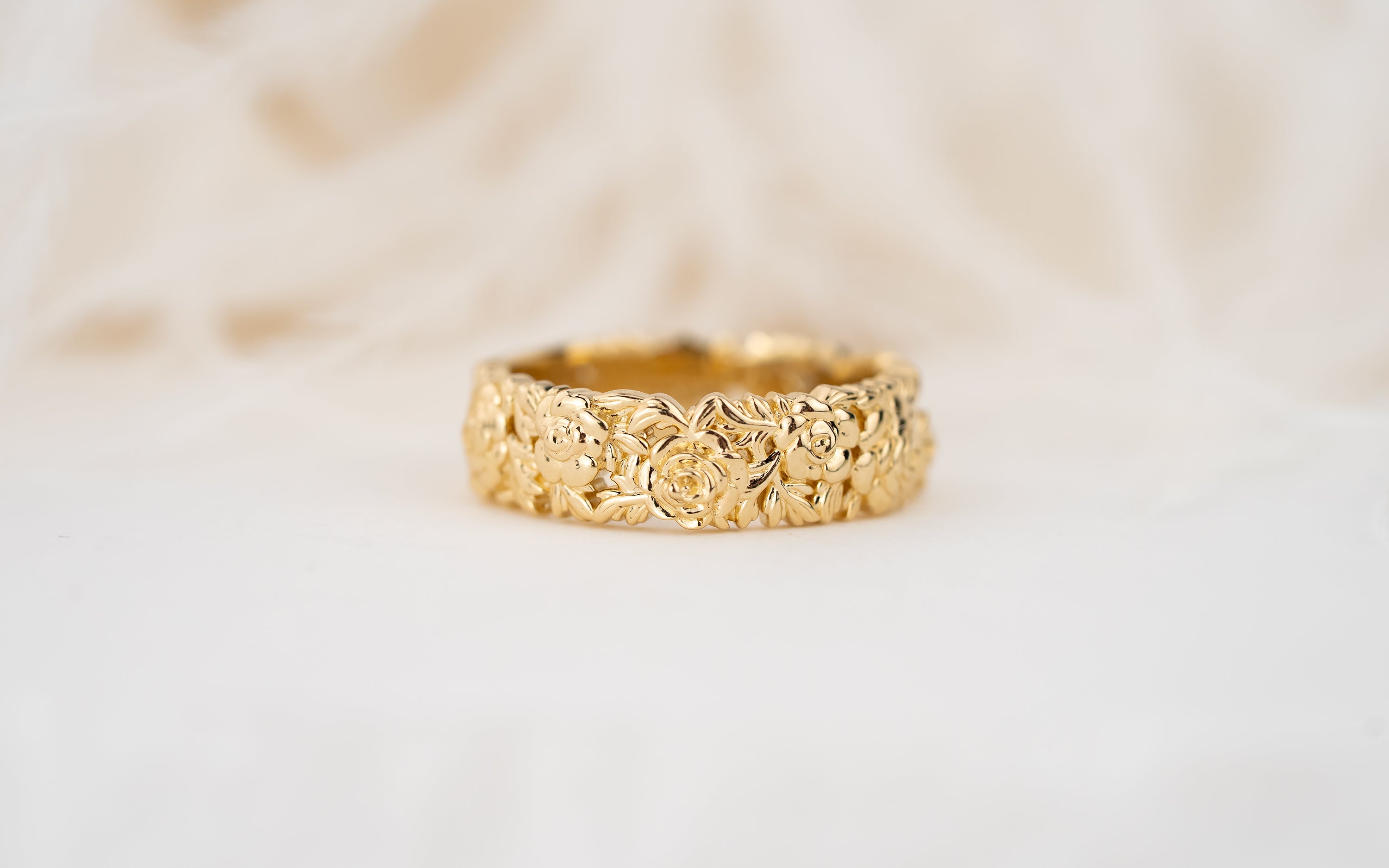 The Eternal Peony Ring - Lavender Creek Gems 