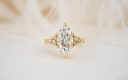 The Lyria Ring | 3.5 CT Marquise Diamond