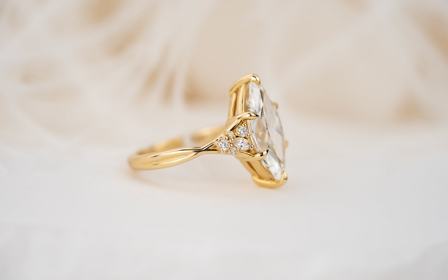 The Lyria Ring | 3.5 CT Marquise Diamond