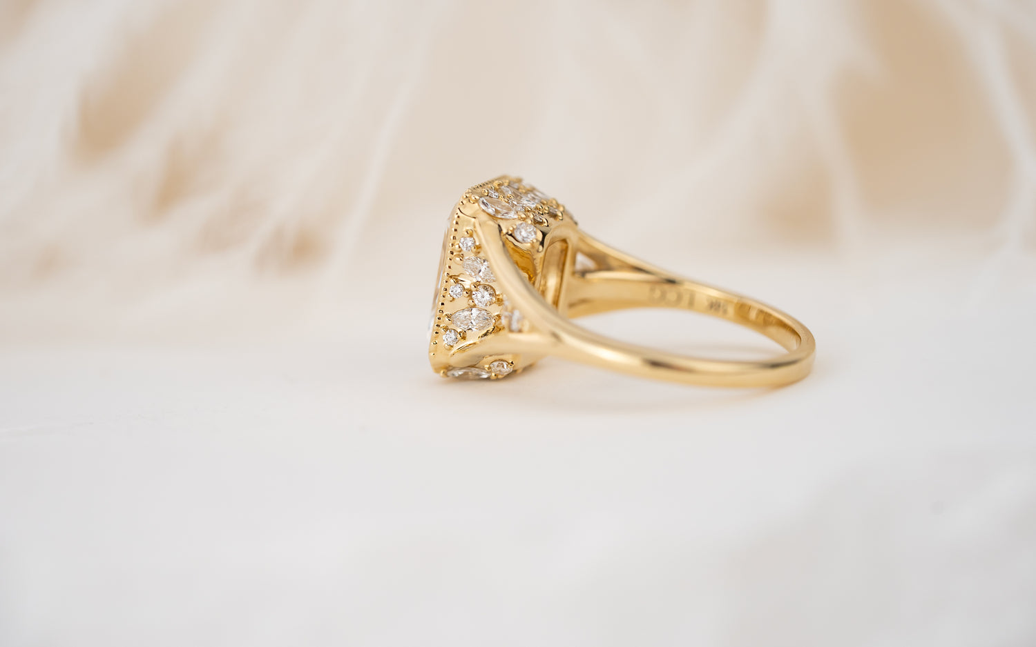 The Sitara Ring | 4 CT Radiant Diamond