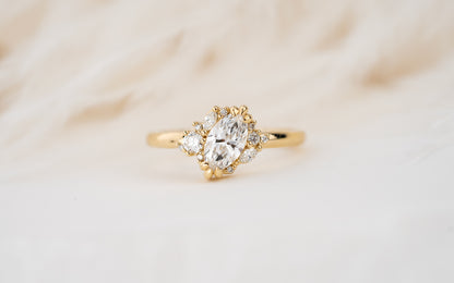 The Cosma Ring | 0.7 CT Marquise Diamond