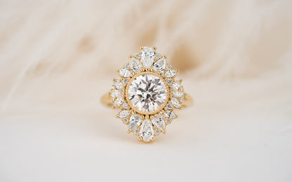 The Aurelia Ring | 2 CT Round Diamond