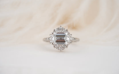 The Comtesse Ring | 2.68 CT Emerald Cut Diamond