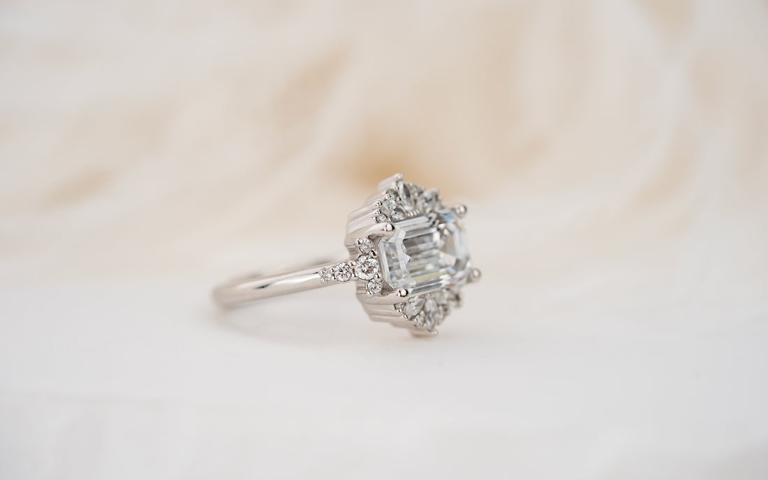 The Comtesse Ring | 2.68 CT Emerald Cut Diamond