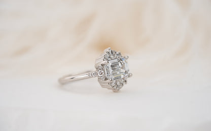The Comtesse Ring | 2.68 CT Emerald Cut Diamond
