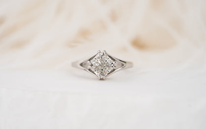 The Willow Ring | 2.06 CT Square Radiant Diamond