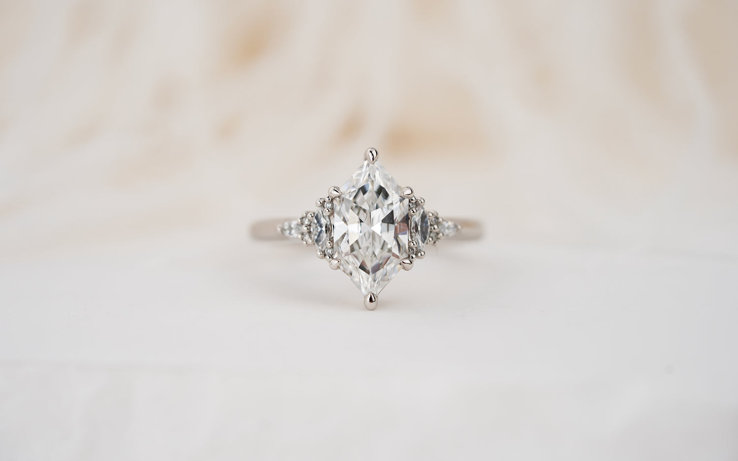 The Low Maeve Ring | 1.87 CT Dutch Marquise Diamond