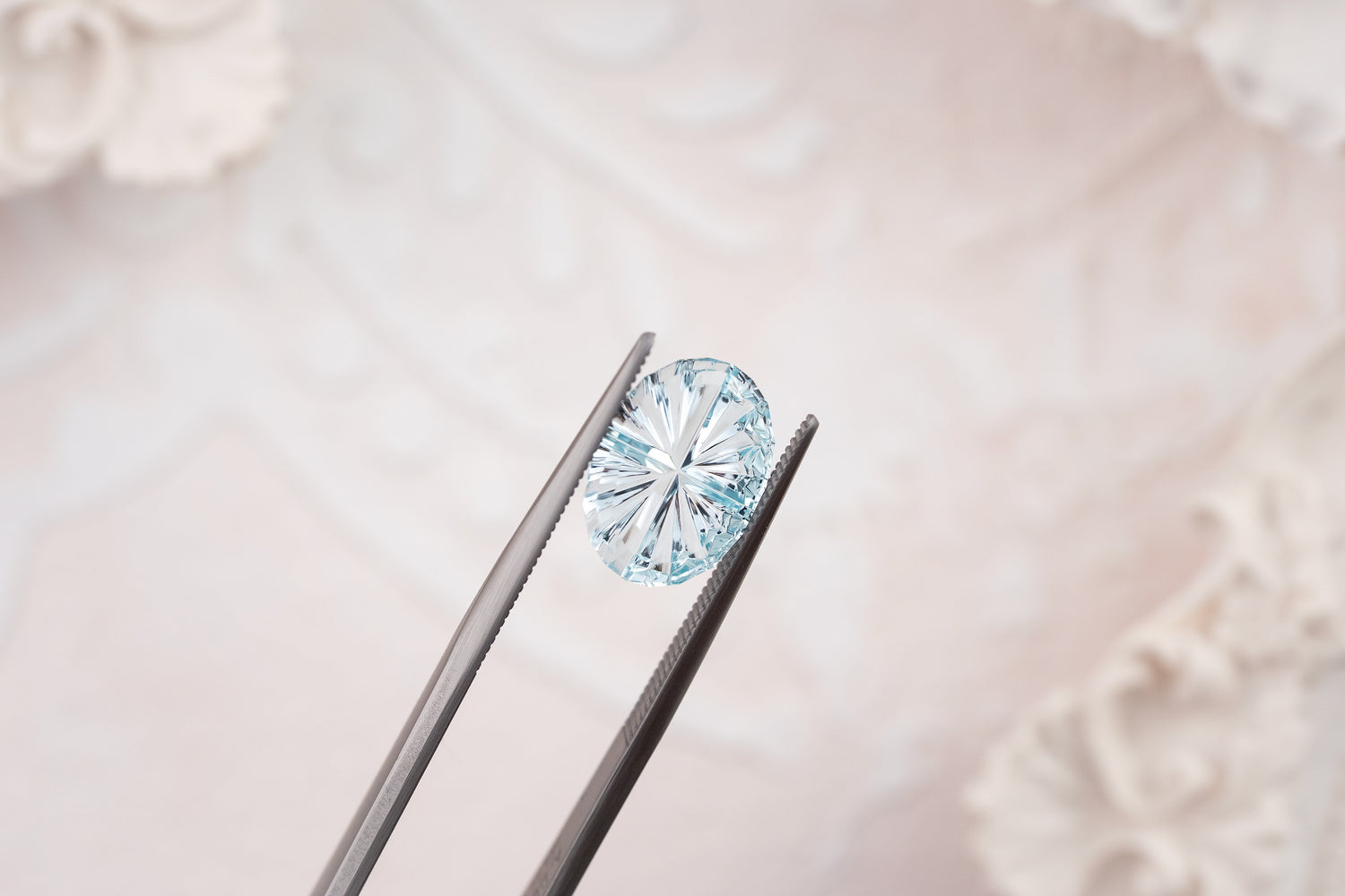 2.83 CT Oval Starbrite™ Aquamarine