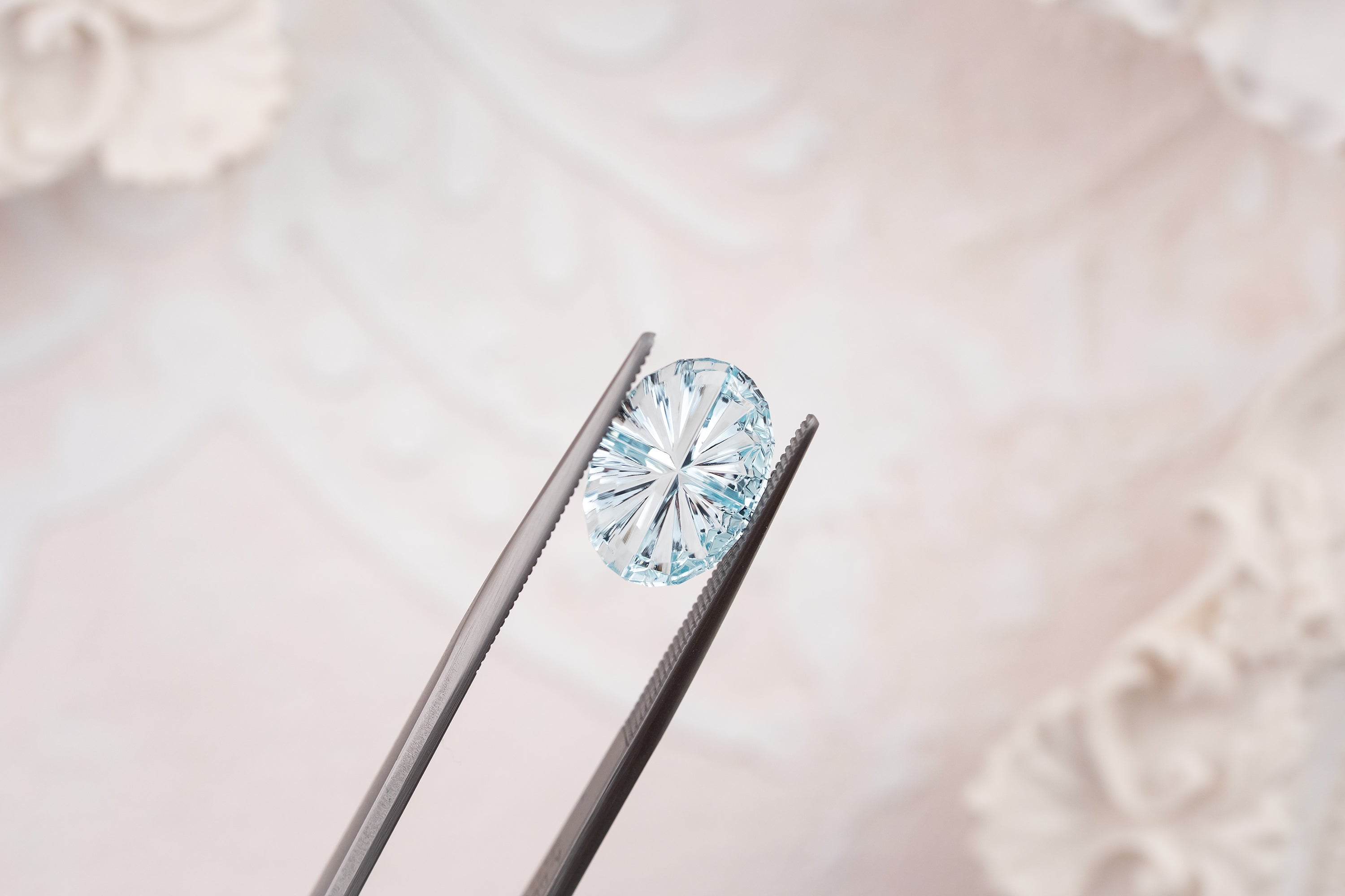 2.83 CT Oval Starbrite™ Aquamarine