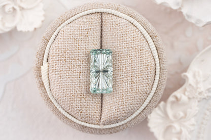 4.87 CT Rectangular Starbrite™ Aquamarine