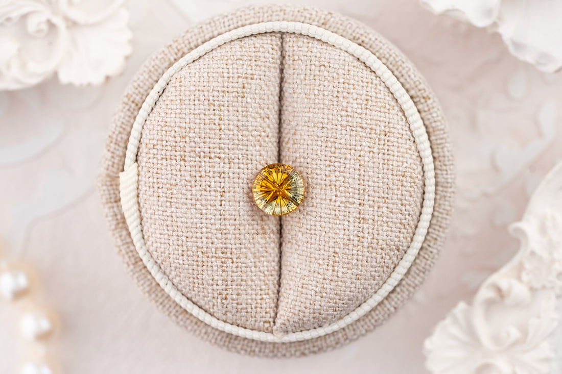 1.32 CT Round Starbrite™ Cut Bicolor Montana Sapphire