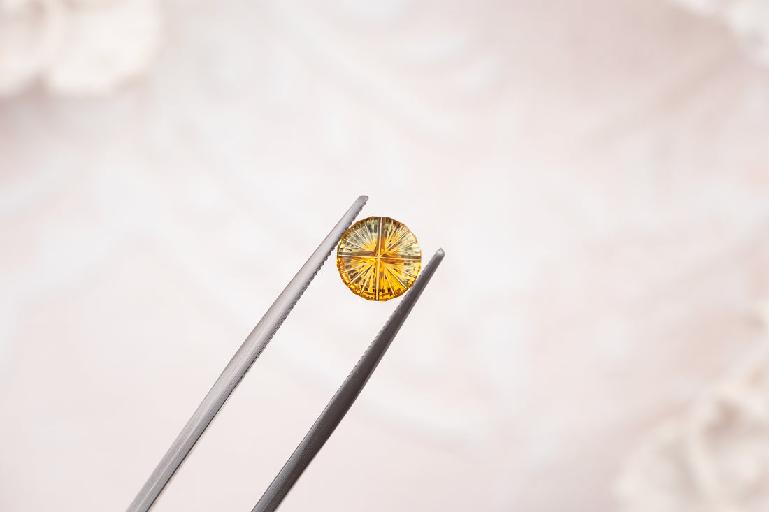 1.32 CT Round Starbrite™ Cut Bicolor Montana Sapphire