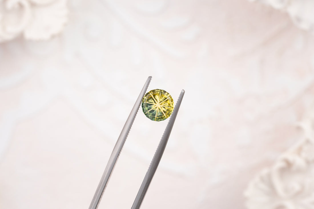 1.40 CT Round Starbrite™ Cut Bicolor Australian Sapphire