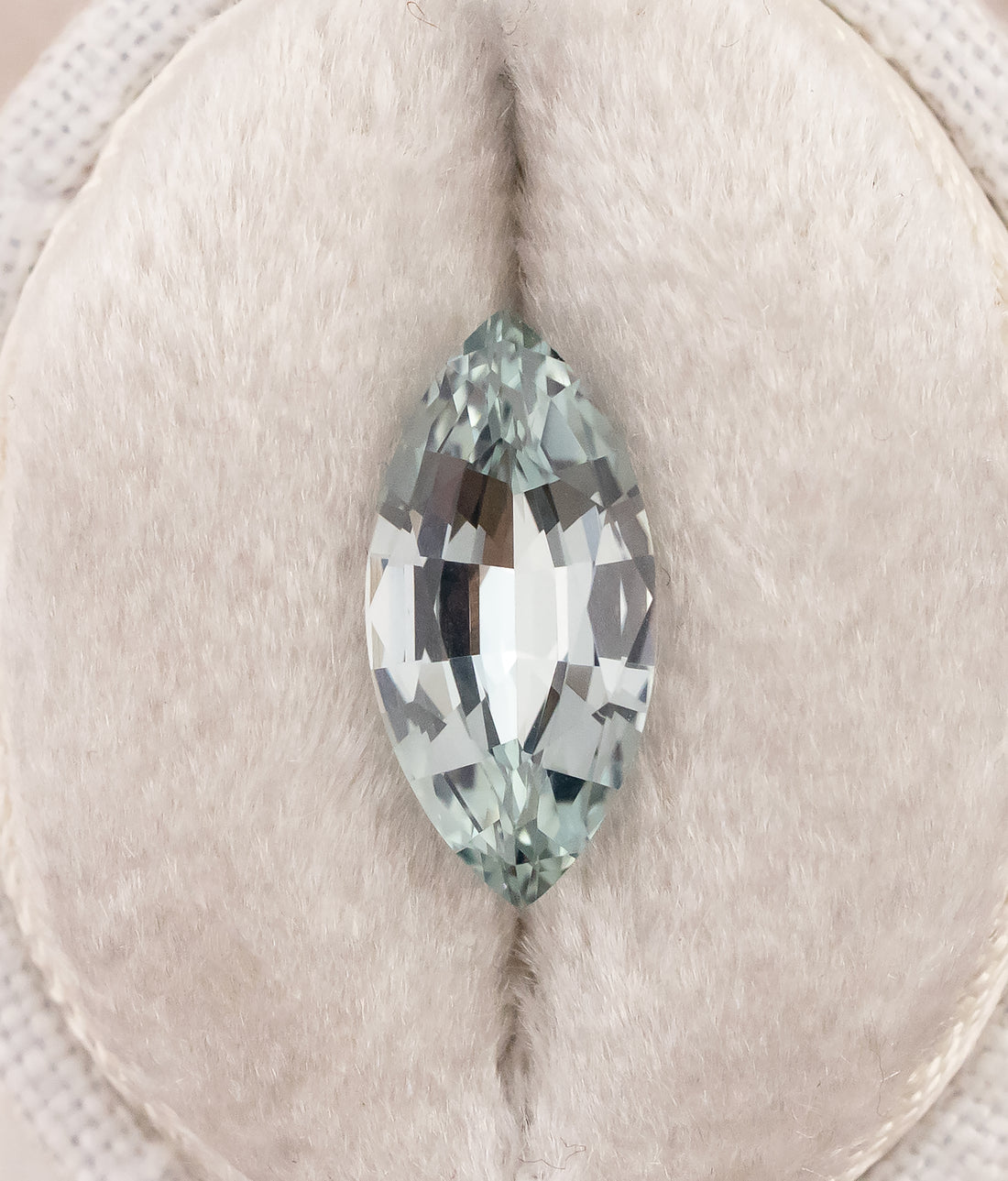 1.85 CT Marquise Pastel Teal Saphire - Lavender Creek Gems 