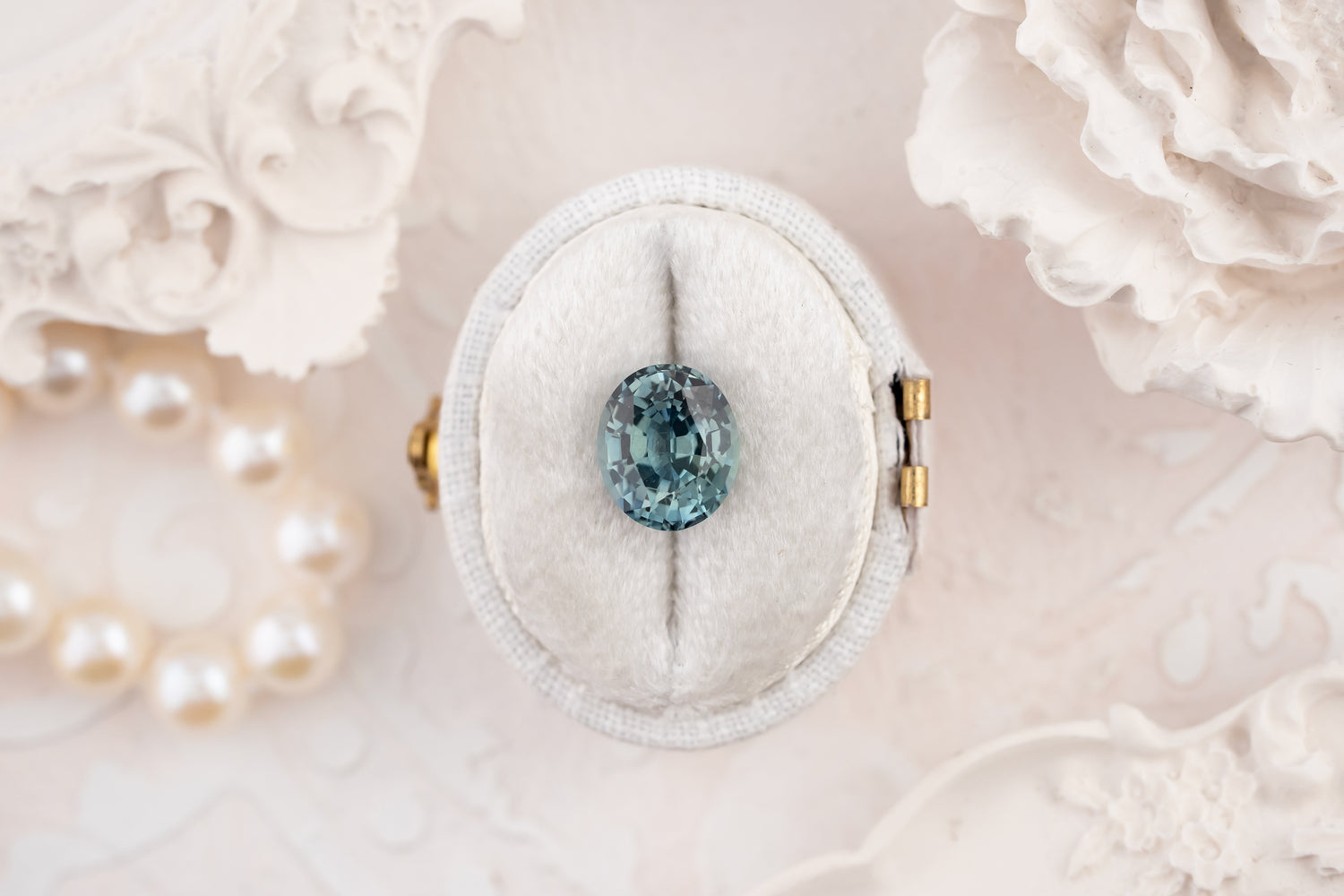 3.32 CT Oval Cut Blue Montana Sapphire - Lavender Creek Gems 