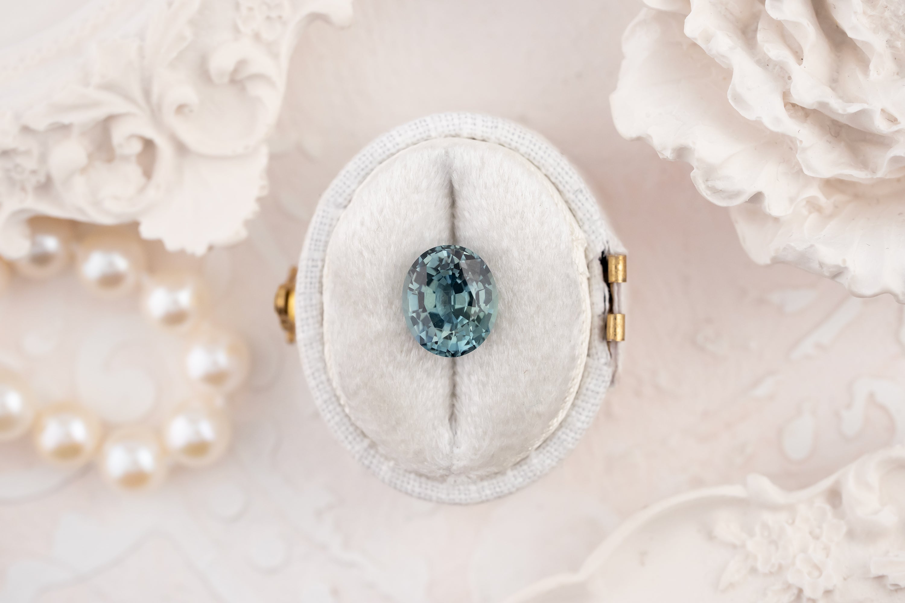 3.32 CT Oval Cut Blue Montana Sapphire - Lavender Creek Gems 