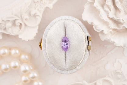 1.03 CT Marquise Cut Purple Sapphire - Lavender Creek Gems 