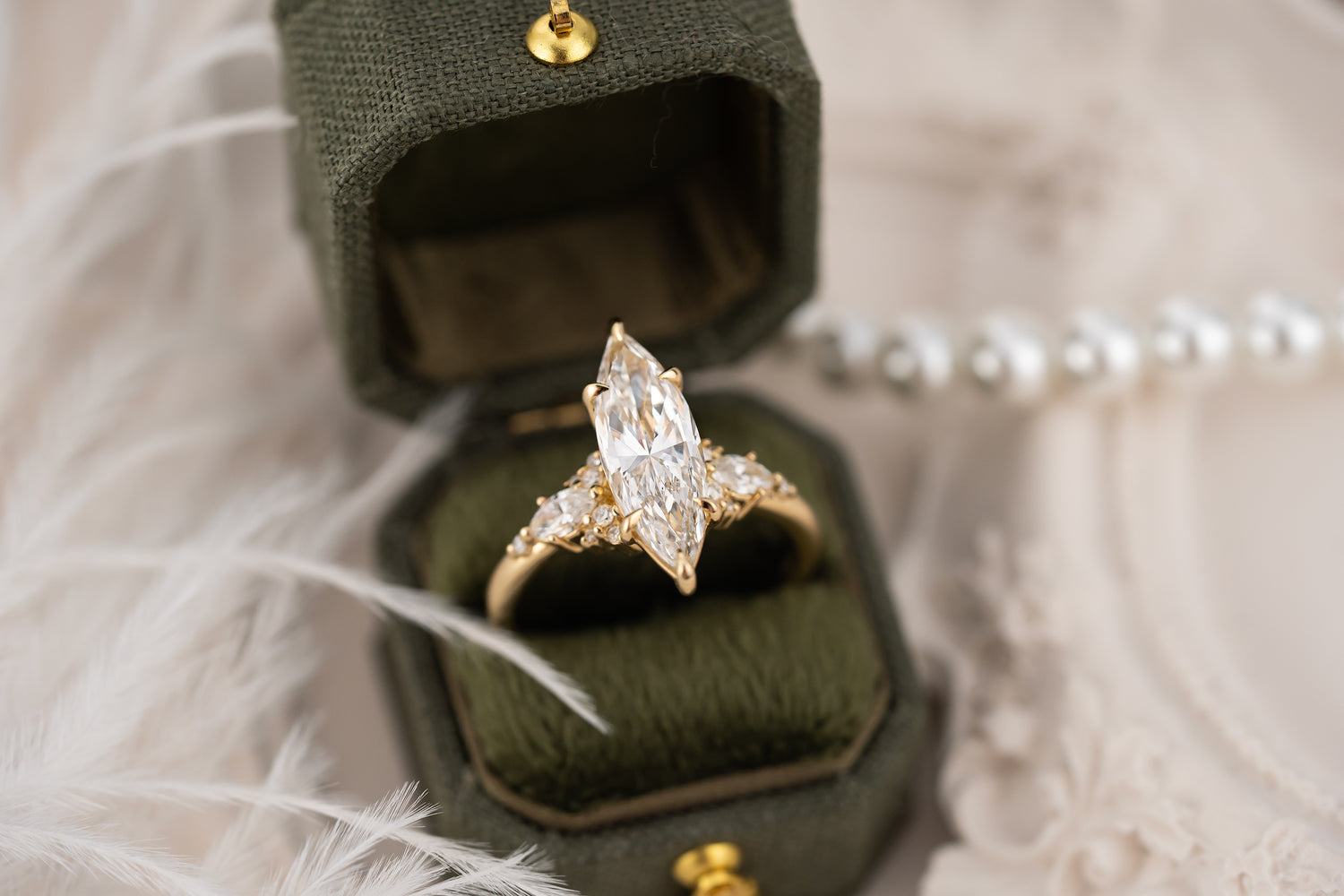 The Ascendant Ring | 2.23 CT Marquise Diamond