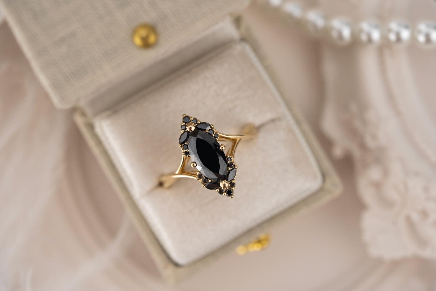 The Everlight Ring | 1.69 CT Black Diamond