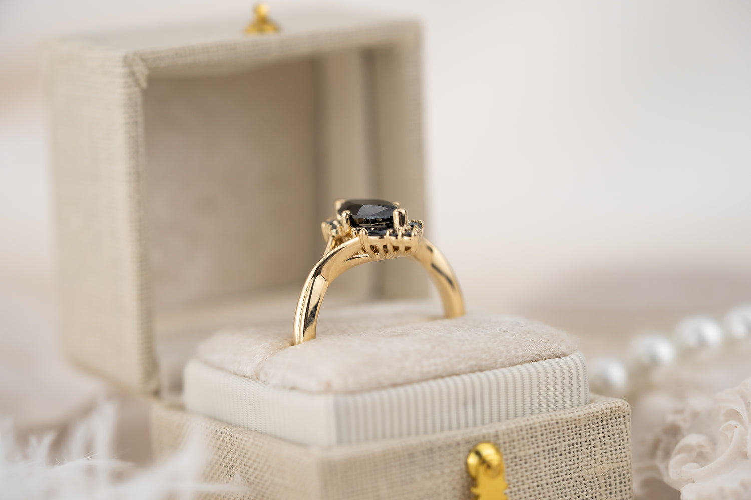 The Everlight Ring | 1.69 CT Black Diamond
