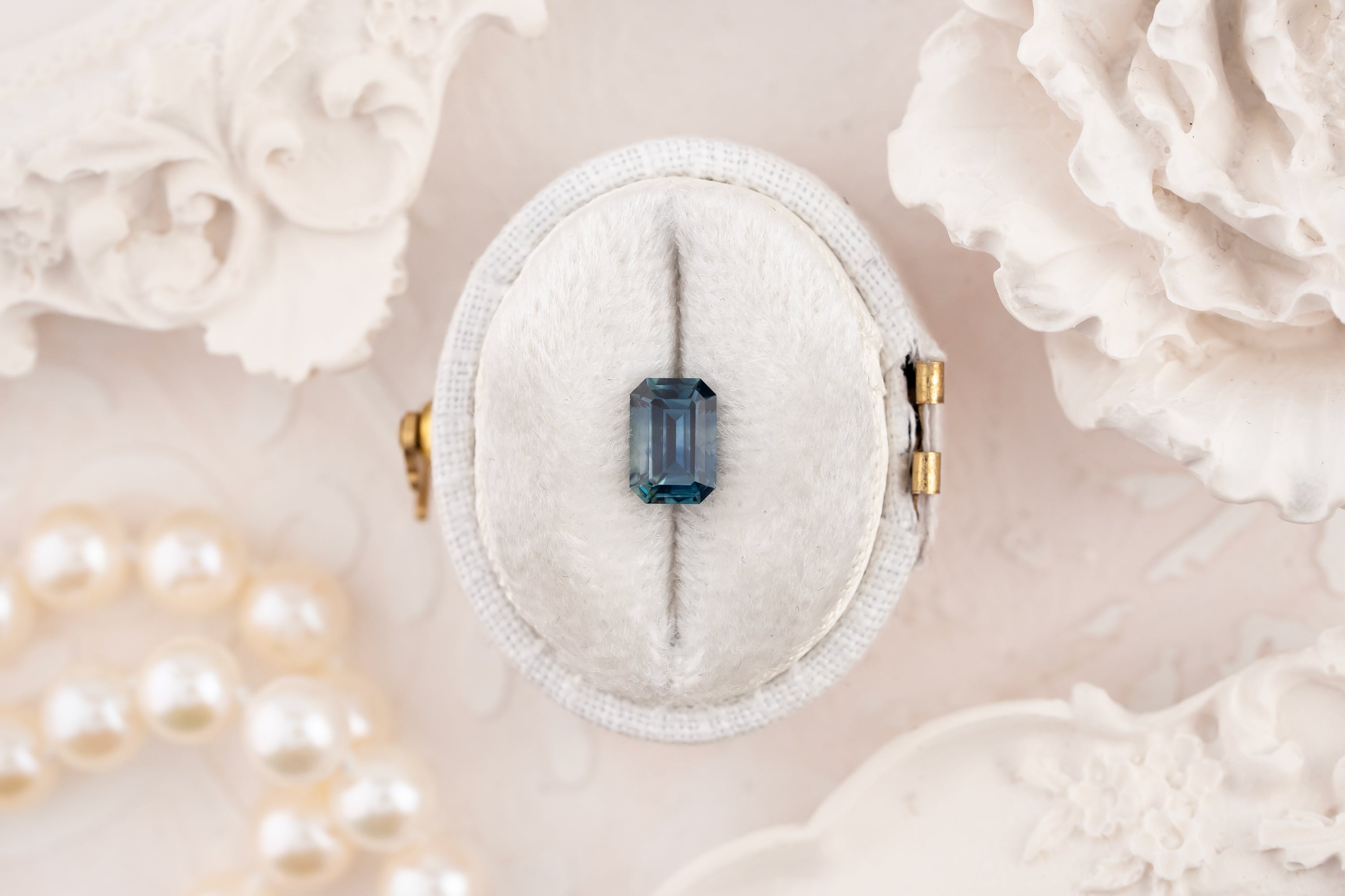 1.10 CT Emerald Cut Blue Montana Sapphire - Lavender Creek Gems 