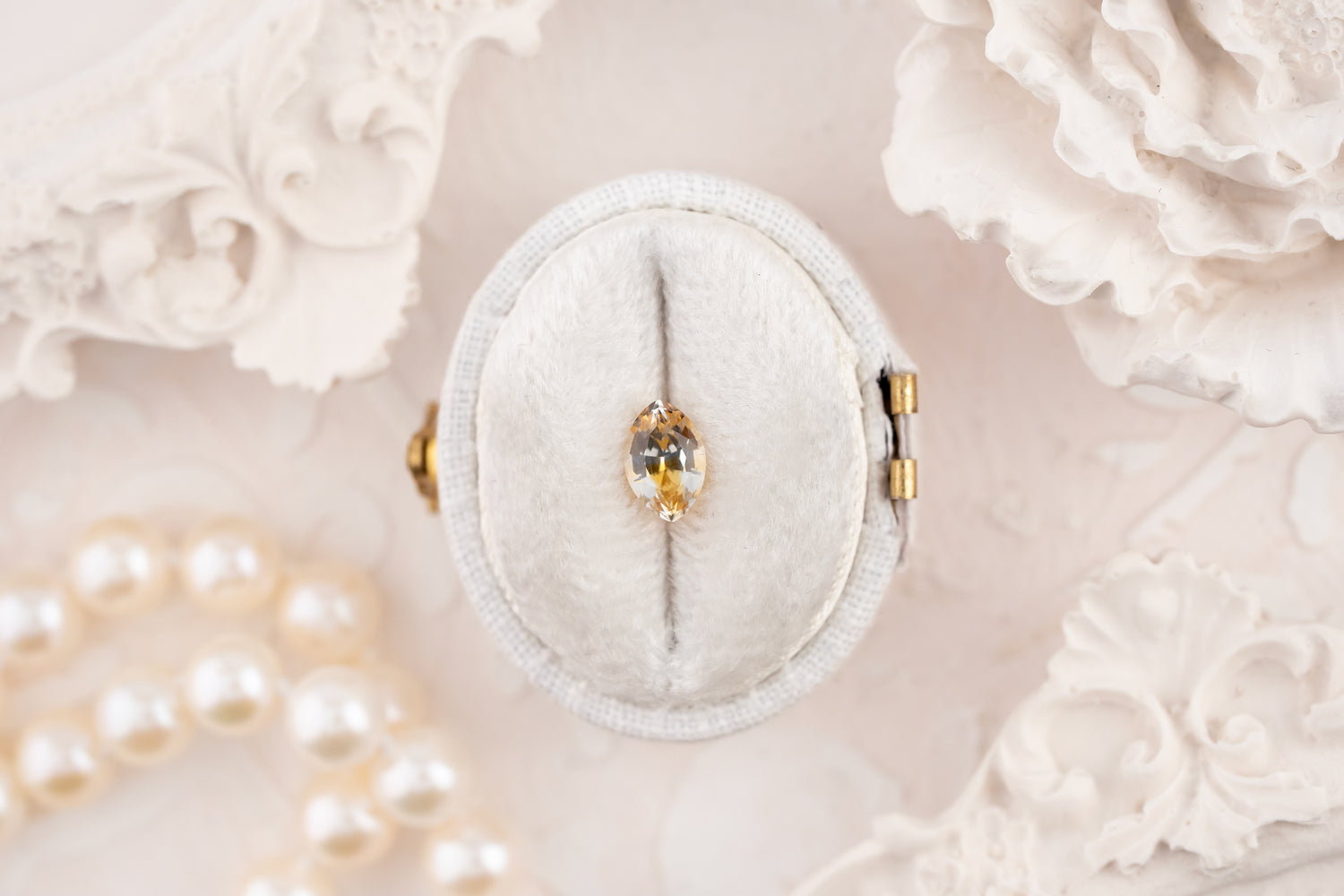 0.81 CT Marquise Bicolor Montana Sapphire - Lavender Creek Gems 