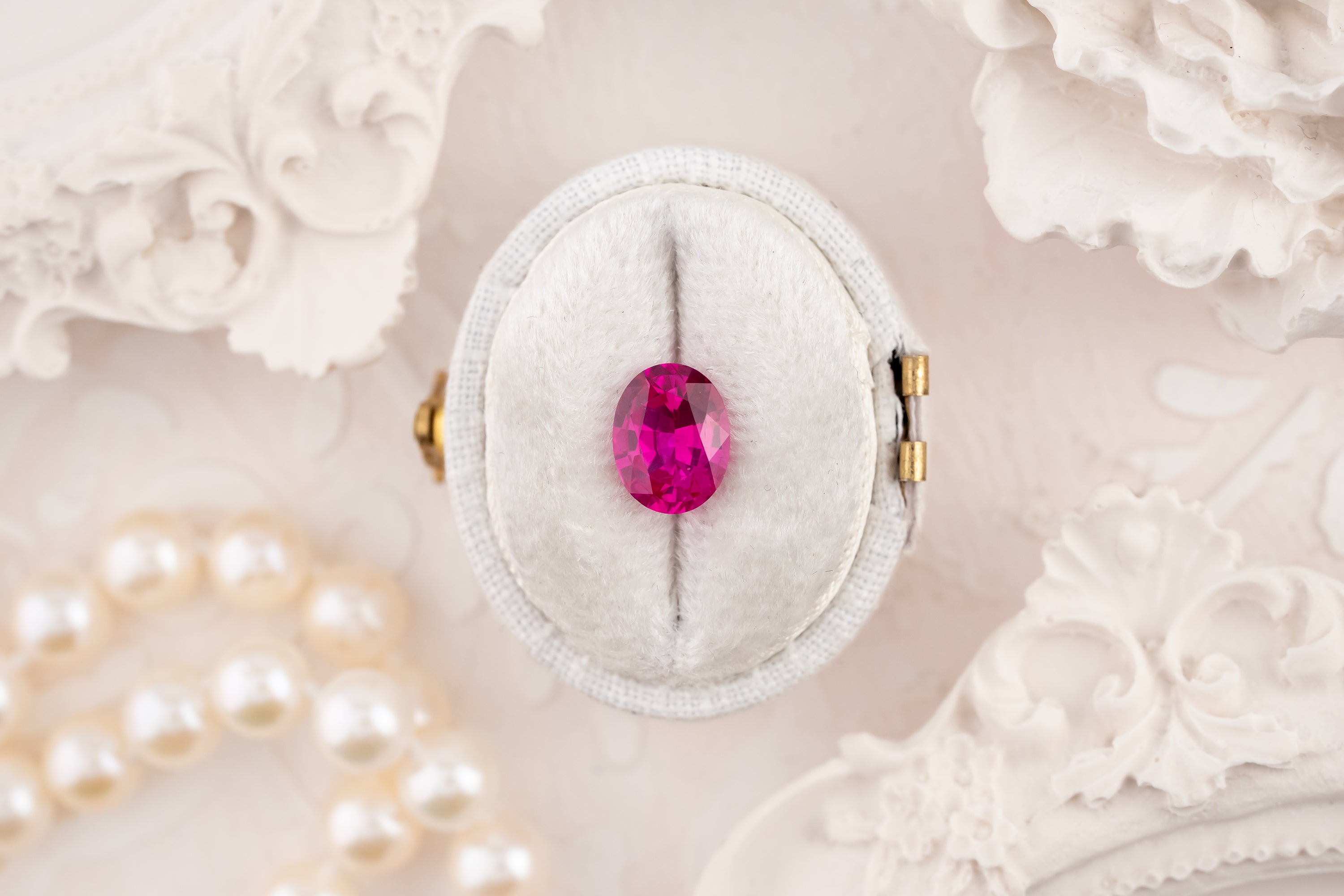 1.97 CT Oval Deep Hot Pink Sapphire – Lavender Creek Gems