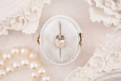 2.09 CT Oval Golden Apricot Sapphire - Lavender Creek Gems 