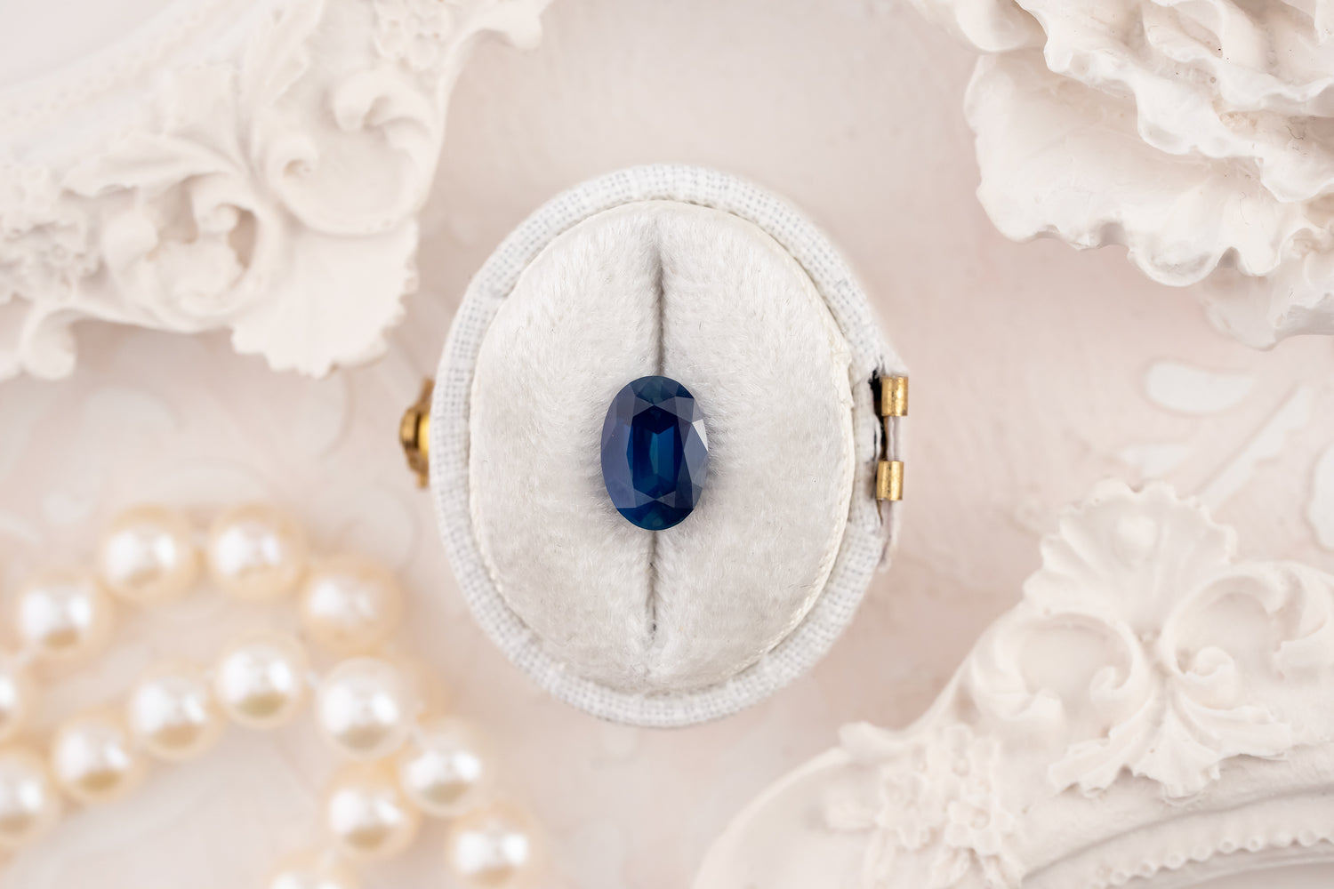 1.98 CT Oval Opalescent Royal Blue Sapphire - Lavender Creek Gems 