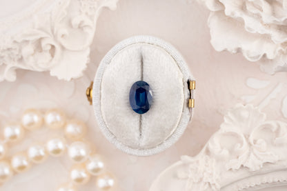 1.98 CT Oval Opalescent Royal Blue Sapphire - Lavender Creek Gems 