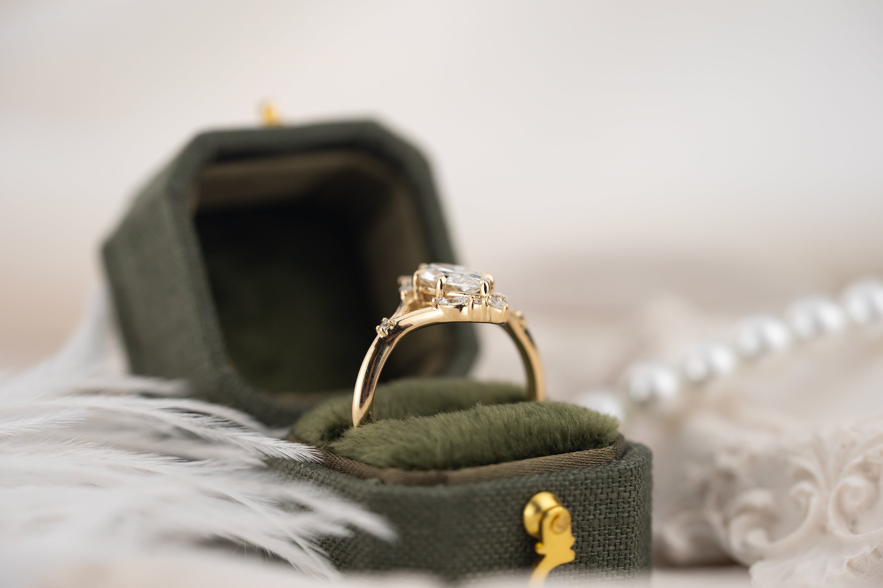 The Croia Ring | 1 CT Marquise Diamond