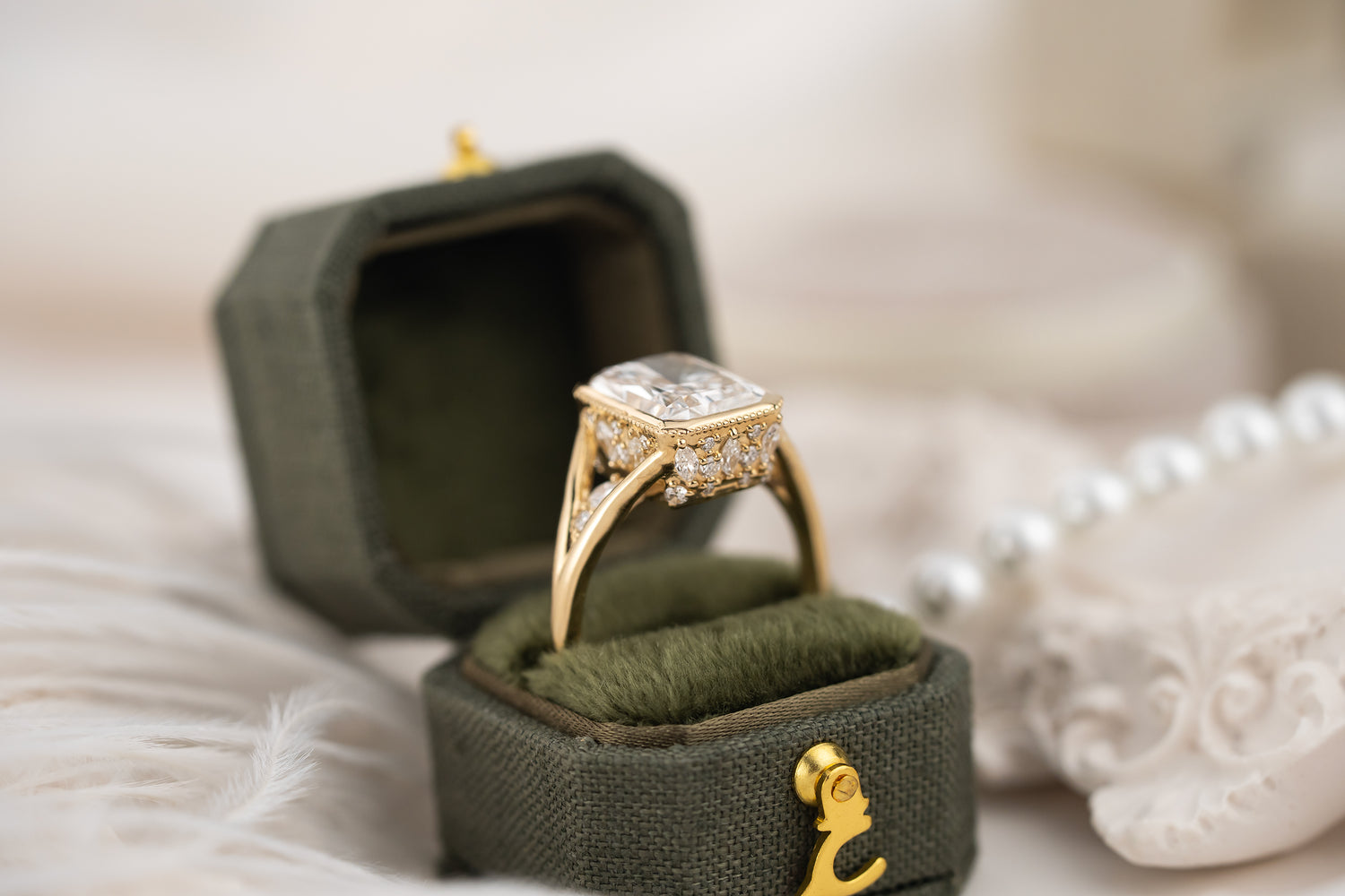 The Sitara Ring | 4 CT Radiant Diamond