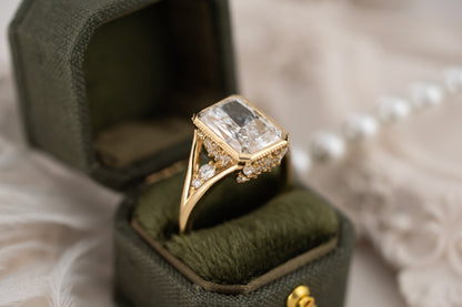 The Sitara Ring | 4 CT Radiant Diamond