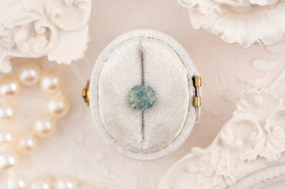 1.42 CT Round Opalescent Light Blue Sapphire - Lavender Creek Gems 