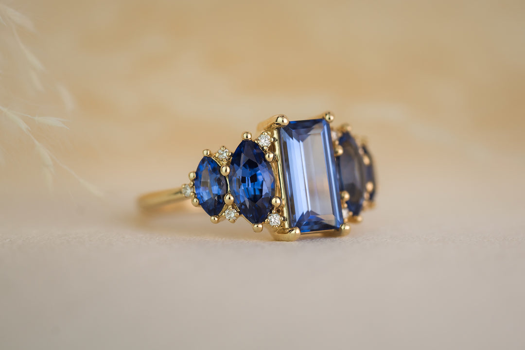 The Vivienne Blue Sapphire Ring