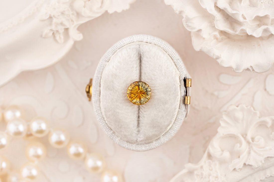 1.32 CT Round Starbrite™ Cut Bicolor Montana Sapphire - Lavender Creek Gems 