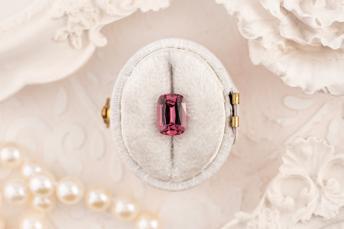 2.02 CT Cushion Cut Pink Spinel - Lavender Creek Gems 