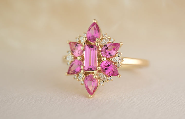 The Camilla Pink Sapphire Ring
