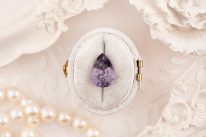 4.89 CT Pear Cut Purple Spinel - Lavender Creek Gems 