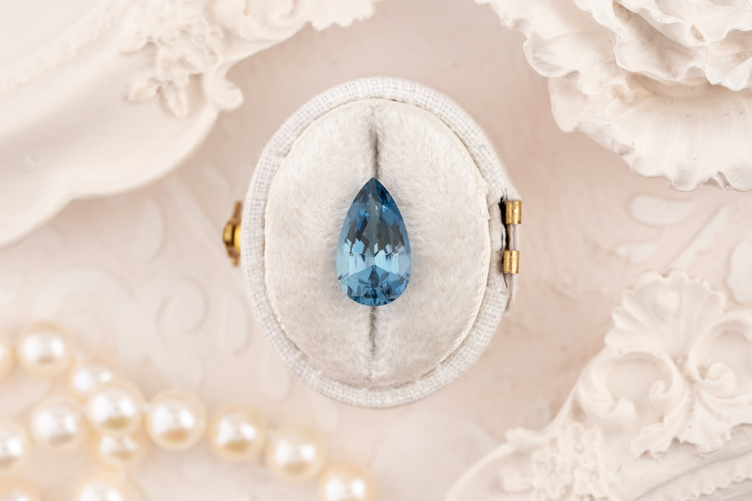 2.57 CT Pear Cut Aquamarine - Lavender Creek Gems 