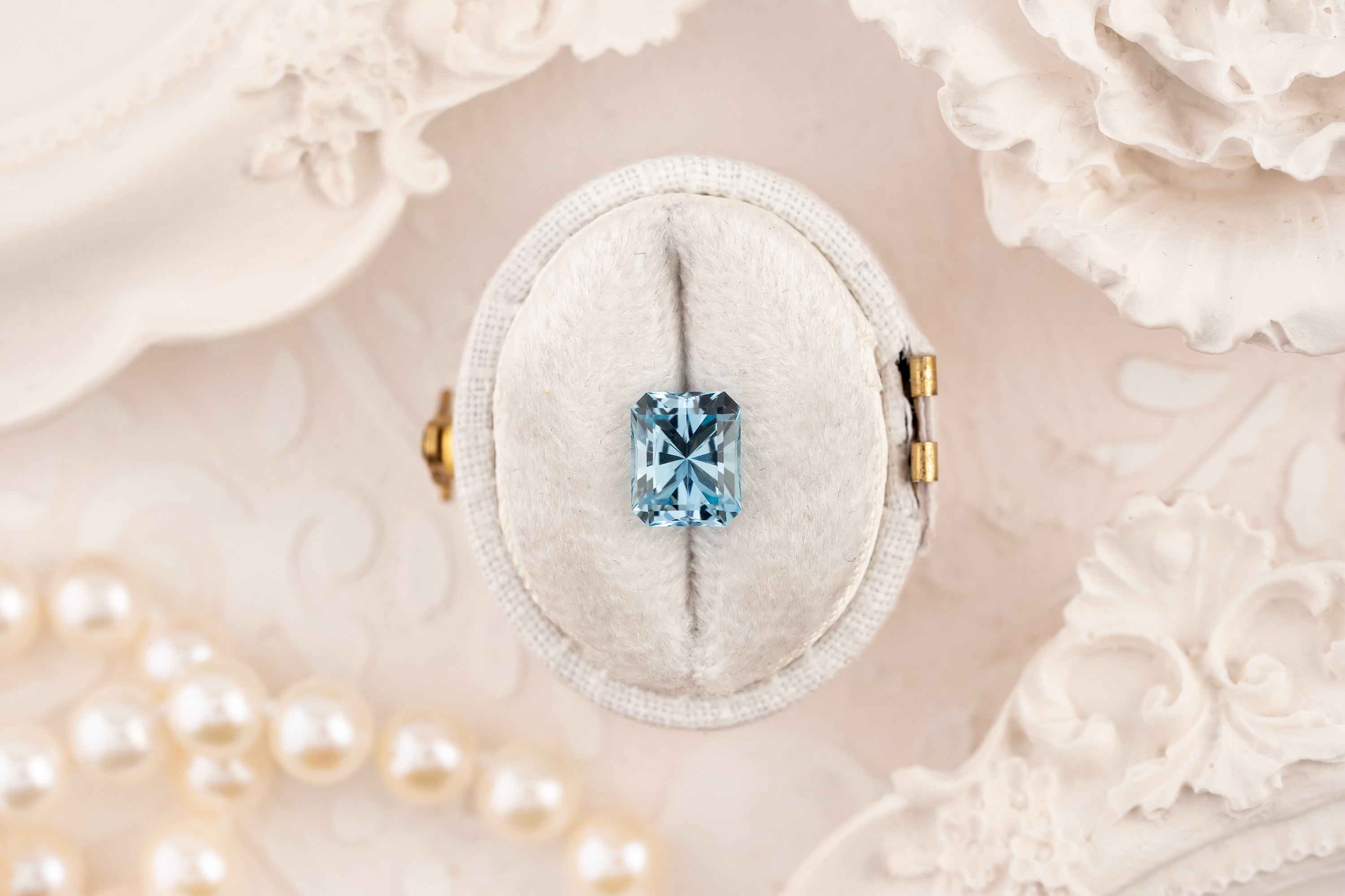 1.54 CT Radiant Cut Aquamarine - Lavender Creek Gems 