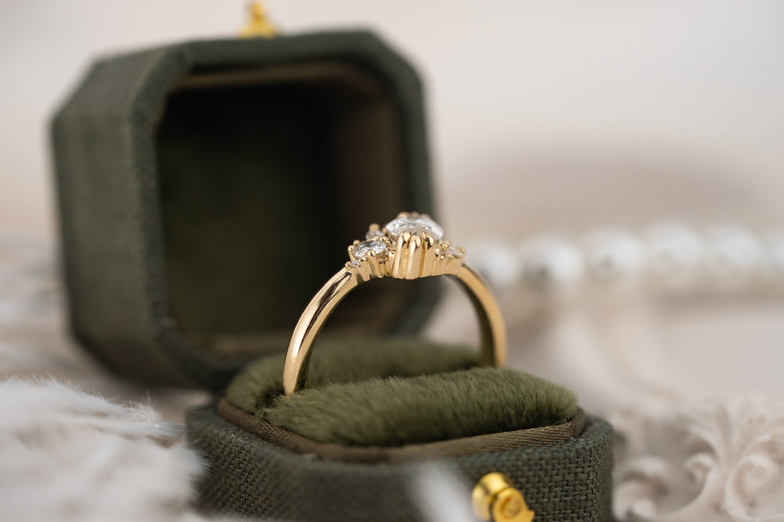 The Cosma Ring | 0.7 CT Marquise Diamond