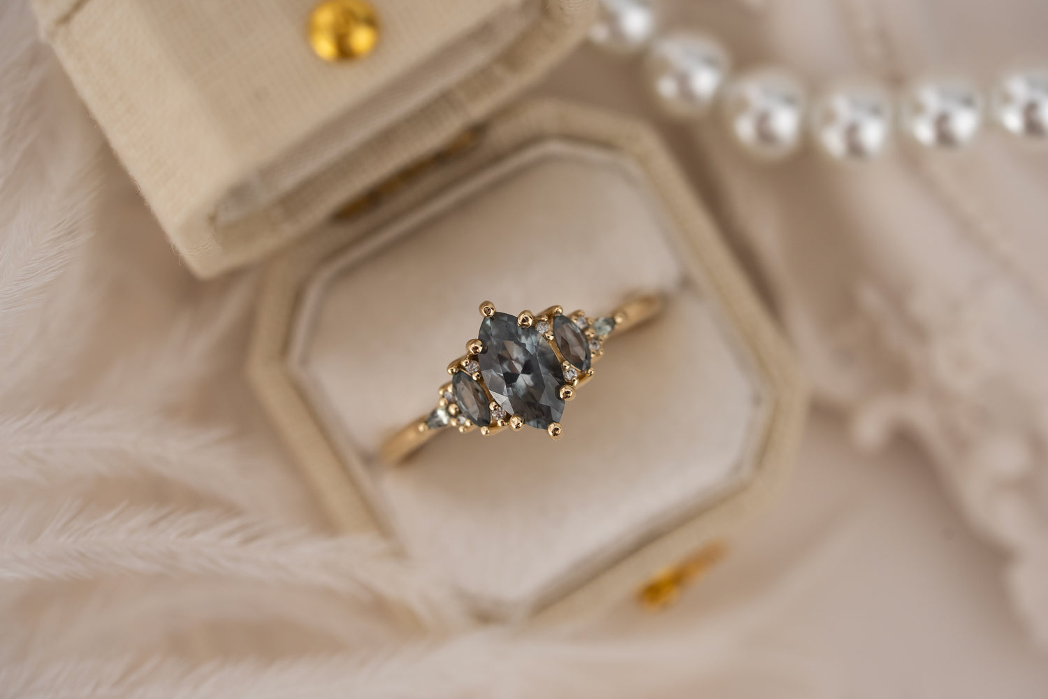 The Mini Maeve Ring | Marquise Montana Sapphire
