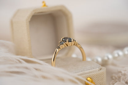 The Mini Maeve Ring | Marquise Montana Sapphire