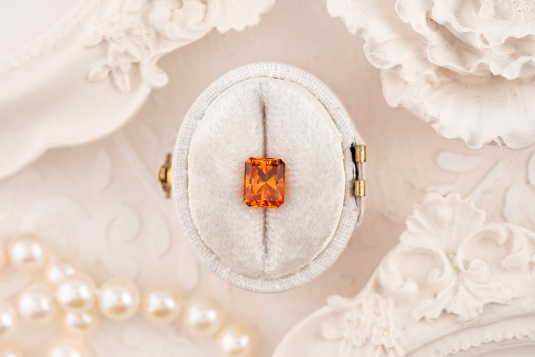 1.72 CT Radiant Cut Spessartine Garnet - Lavender Creek Gems 
