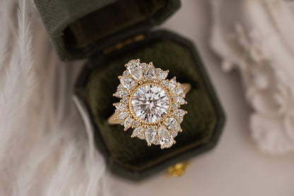 The Aurelia Ring | 2 CT Round Diamond