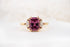 The Low Maren Ring | 3.15 CT Radiant Pink Garnet + Pink Tourmaline - Lavender Creek Gems 